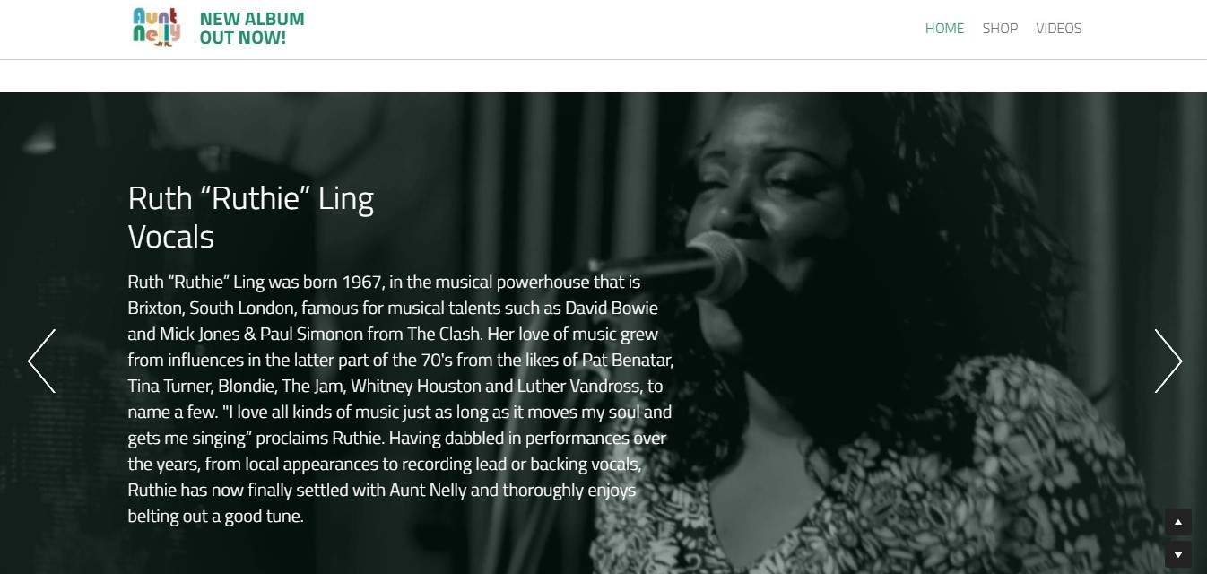 Aunt Nelly Website Aunt Nelly Website